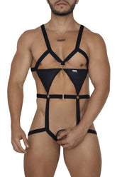 CandyMan 99665 Harness-Bodysuit, Farbe Schwarz